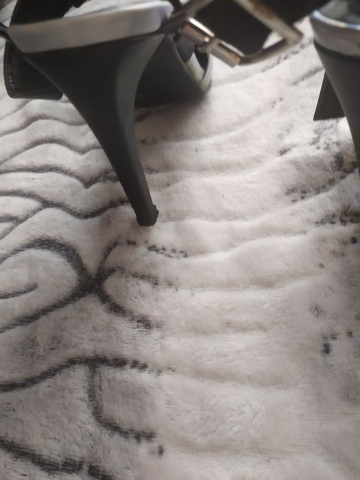 Holograficzne szpilki buty mohito. Rozmiar 38