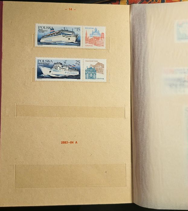 Znaczki PRL klaser jubileuszowy tom XVI, komplet