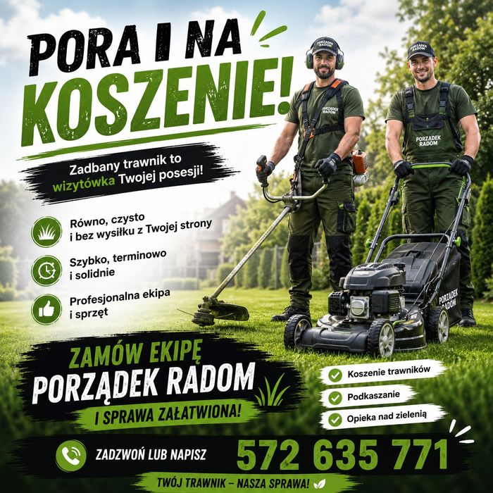 Koszenie trawy Konkurencyjne ceny