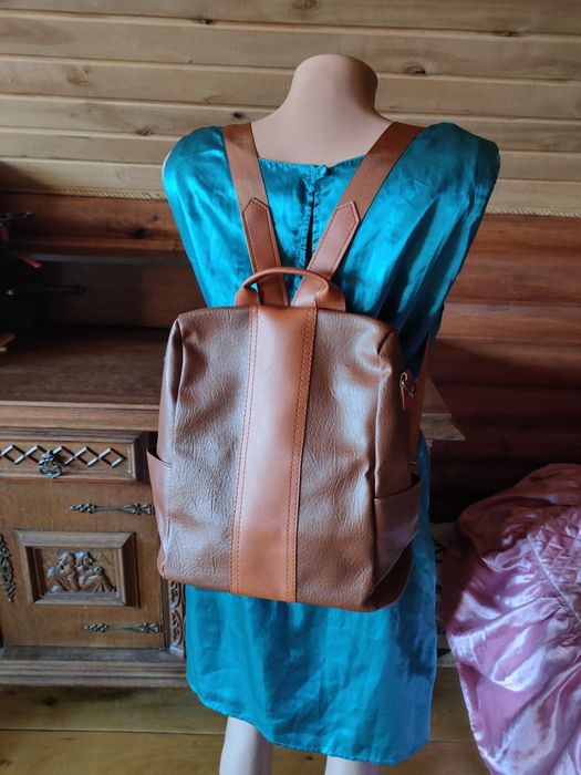 Рюкзак для девочки подростка кожзам