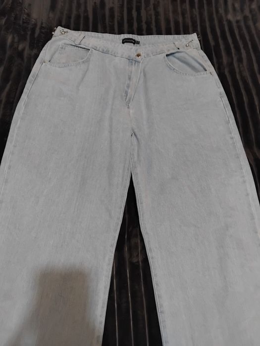 Стильні джинси  палаццо розмір 46