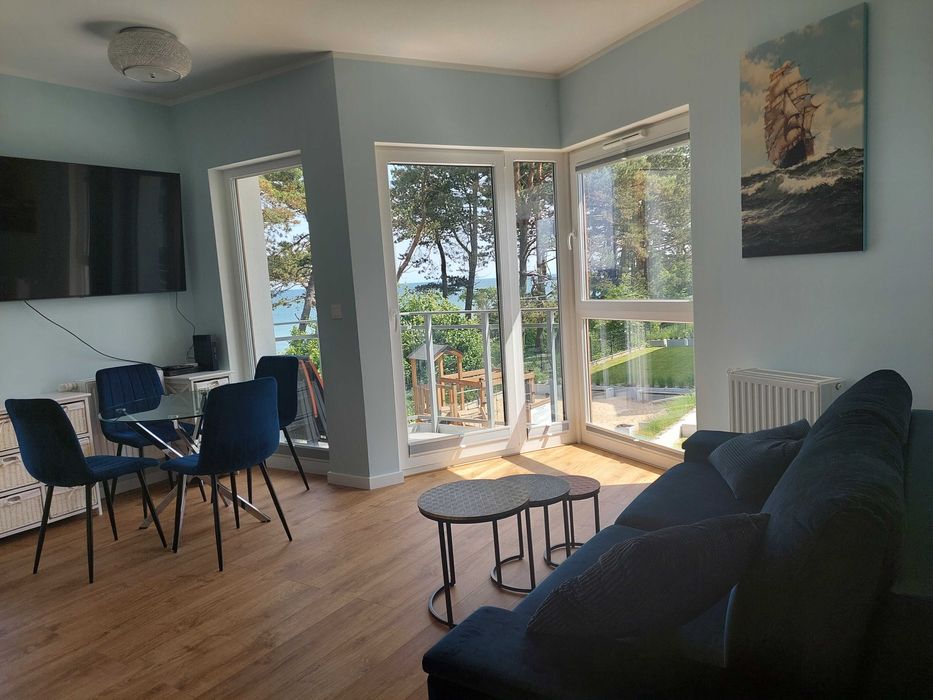 Apartament BalticHoffPremium Gąski widok na morze 17 m plaża basen SPA