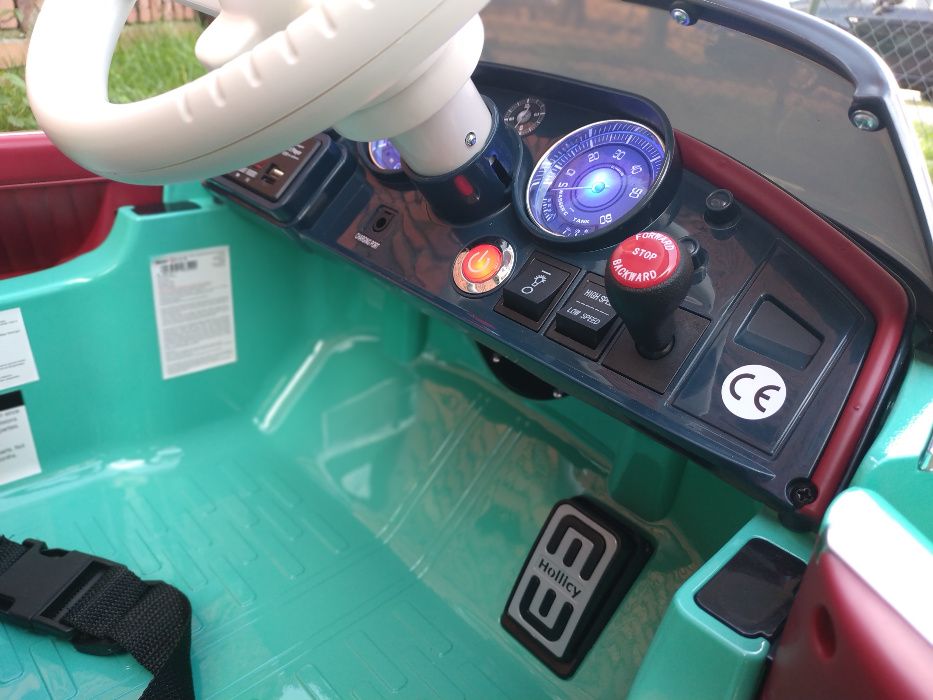 Auto na Akumulator BMW Retro Skóra # Miękkie koła #Wolny start