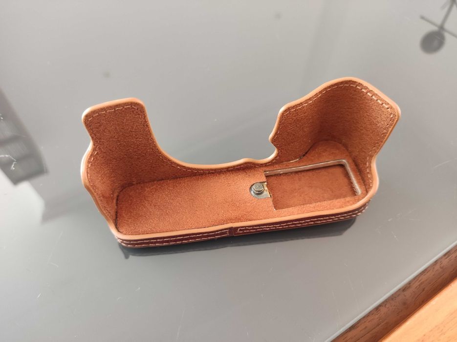 Capa Fujifilm XT200 em pele NOVA