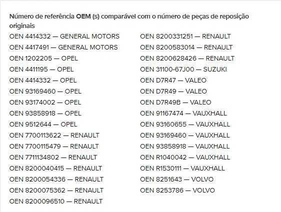 Motor de arranque VALEO Renault Laguna II