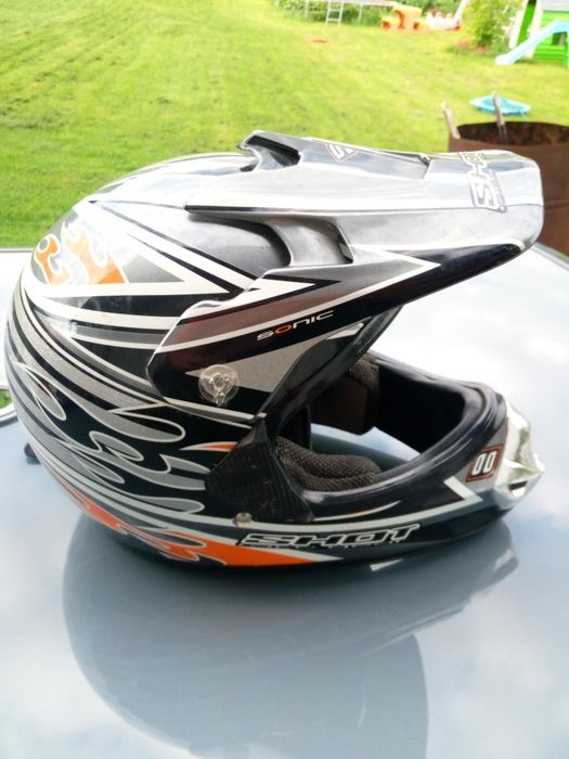 Kask shoot sonic YL 52cm, cross, quad, hulajnoga