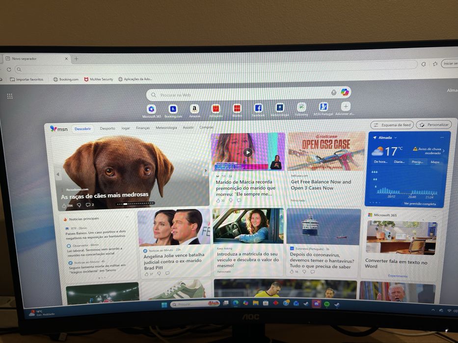 Monitor gaming aoc curvo 280hz
