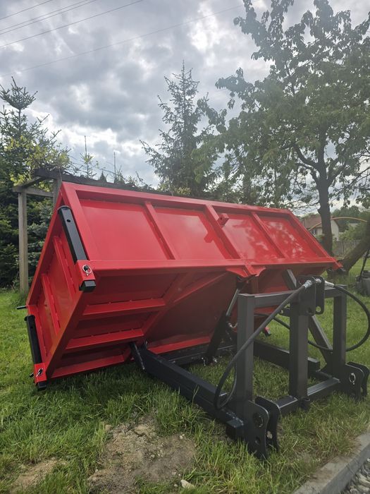 Nowa skrzynia transportowa z kiprem hydraulicznym 1.5 m AGROPRZEM