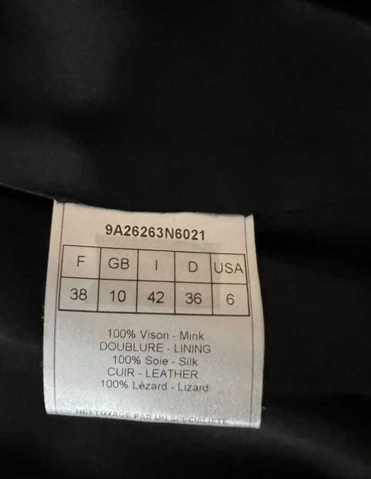 Норковая шуба Christian Dior оригинал