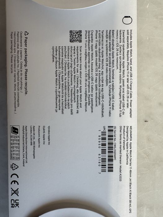 Apple Watch series 11, 46mm