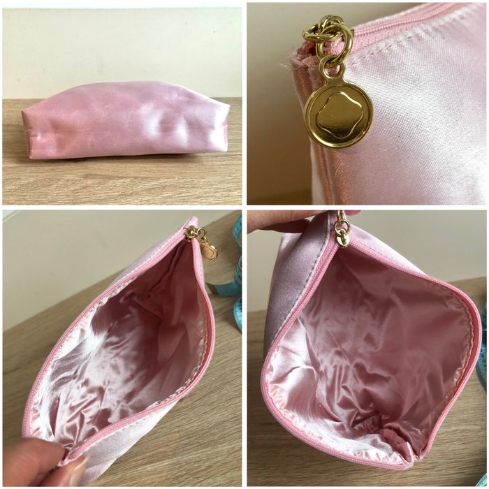 Satynowa kosmetyczka SHISEIDO – różowa