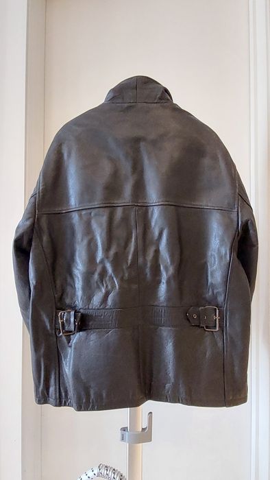Casaco Couro Shearling