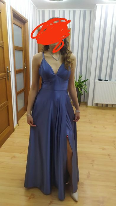 Elegancka długa sukienka 34