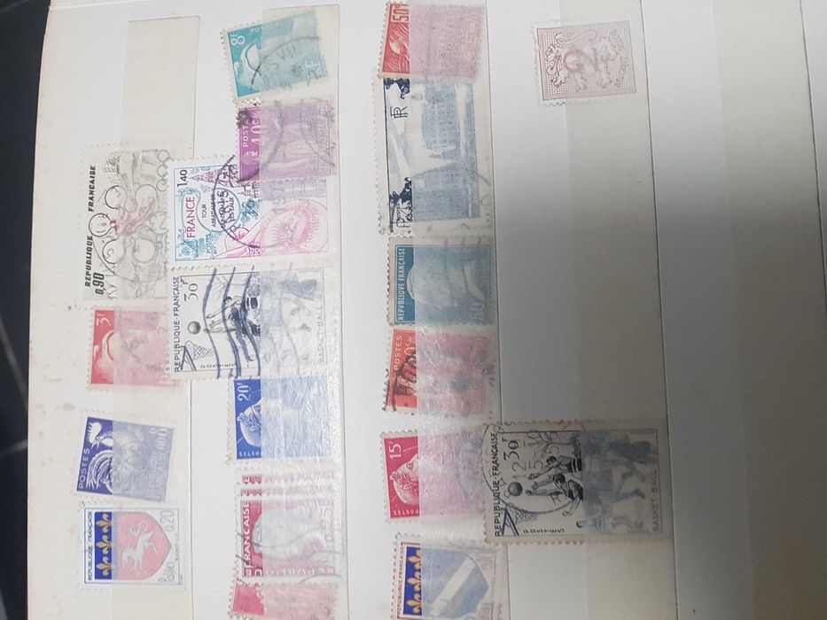 Selos antigos França, brasil,Bélgica