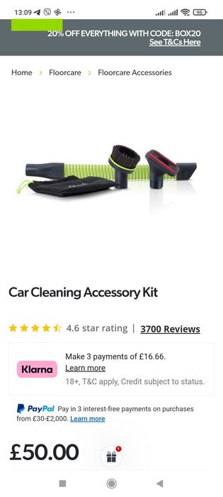 Gtech набір насадок для ручного мульти пислосмока,  тип atf