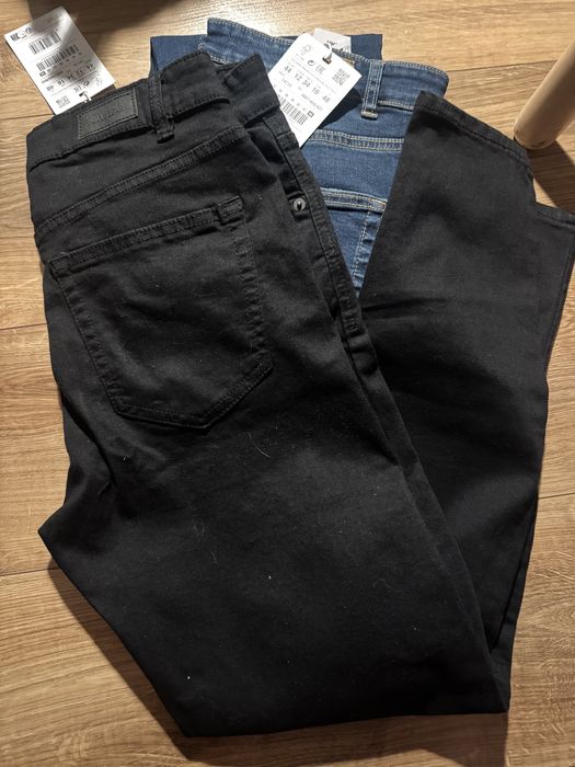 2 pary nowe jeansy pull and bear 44
