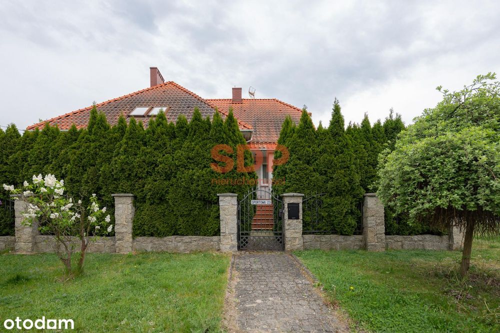 Dom wolnostojący z ogrodem. blisko stacji PKP Brzeg Dln.