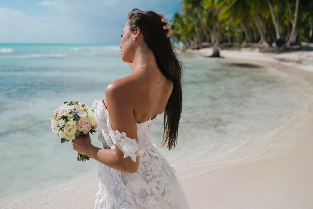 Suknia Ślubna - biała efekt „naked”