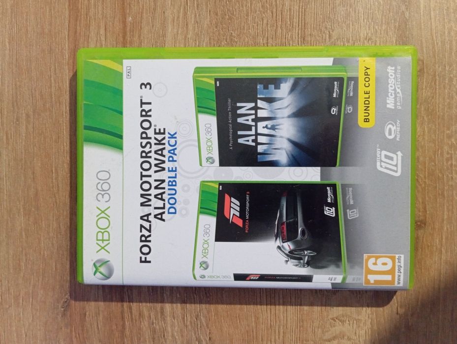Forza Motorsport 3 Alan wake Xbox 360 Double pack