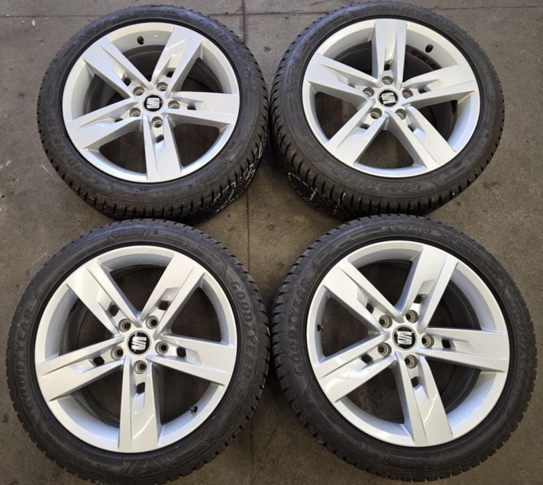 4x Felgi aluminiowe SEAT OE 7.0 x 17 5x112 ET49 57,1 Seat Leon