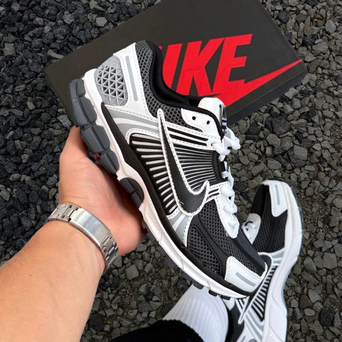 ЯКІСТЬ ОРИГІНАЛУ! Кросівки Чоловічі/жіночі Nike Zoom Vomero 5 Black White літні найе