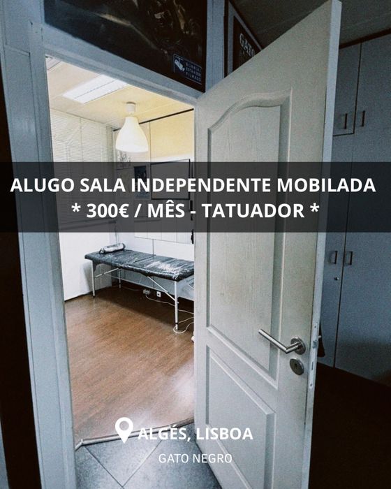 ALUGA-SE sala independente para TATUADOR- Algés, Lisboa