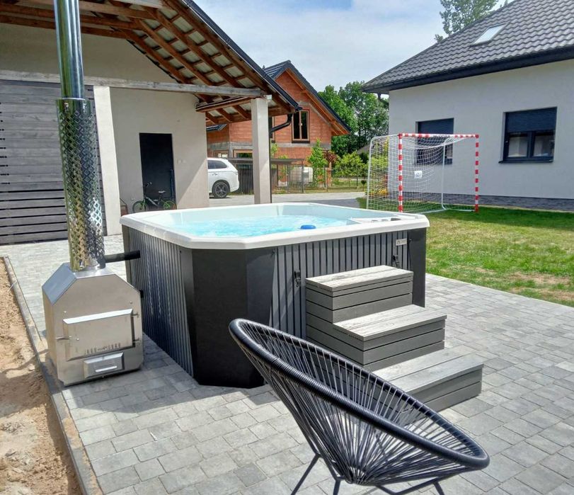 ETNA 5osobowe Jacuzzi Jakość PREMIUM! Balia ogrodowa gorąca beczka!SPA