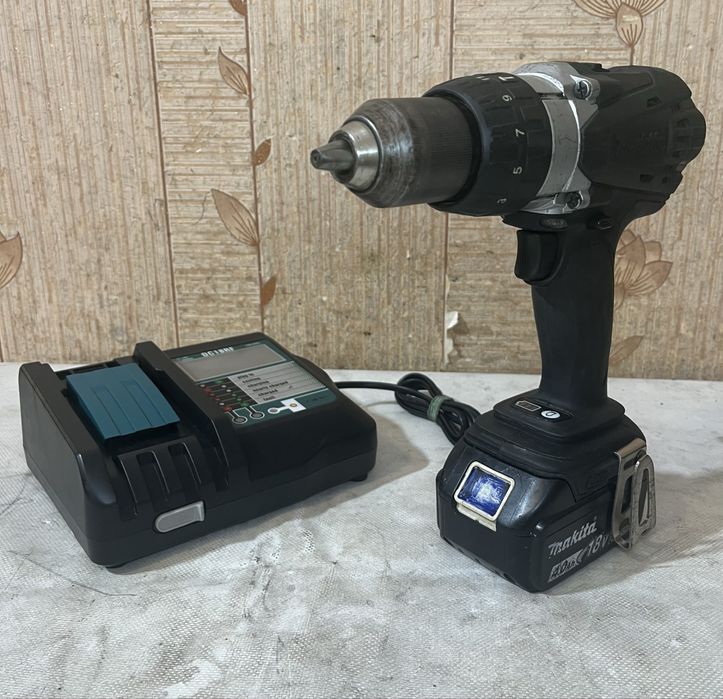 Makita DHP458 Шуруповерт 18V + BL1840B АКБ + Зарядка DC18RF