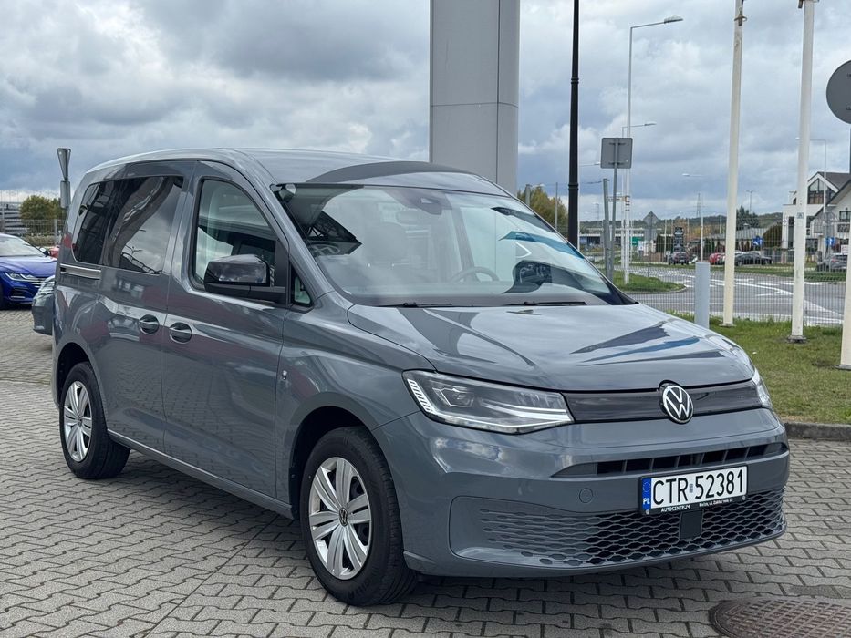 Volkswagen Caddy 2.0TDI 102KM SalonPL/FV23%/ Gwar. 2030r i 250kkm/LED/DrzwiTył/Temp/App