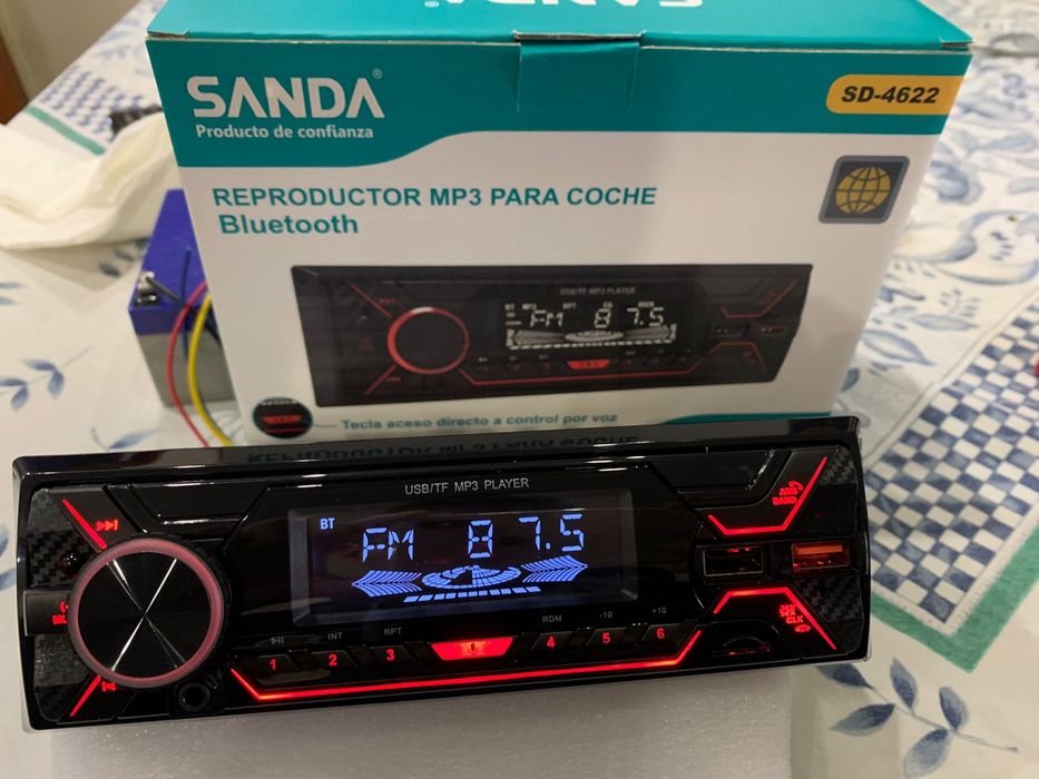 Auto rádio mp3 novo em caixa