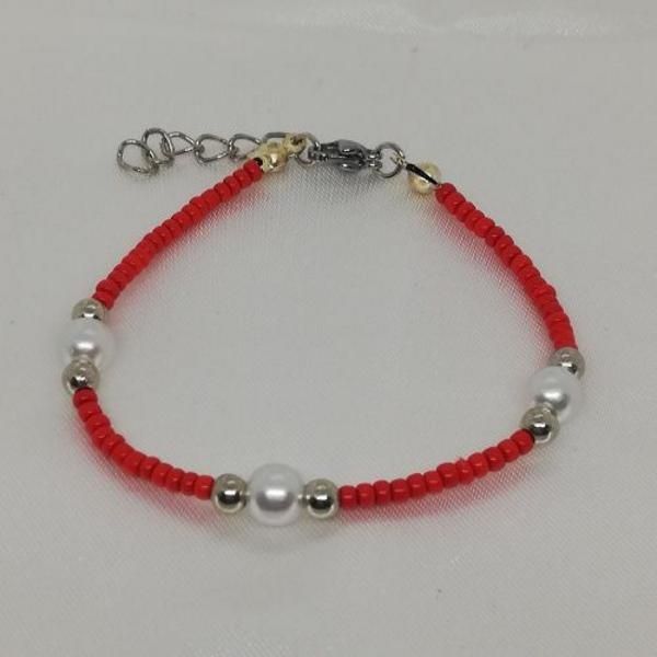 Pulseira Miss Pérola Prata - Ref.:pcfmpp27