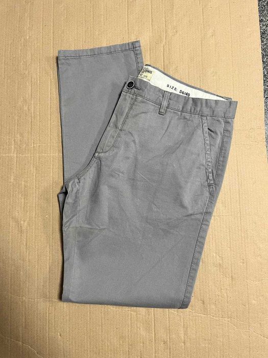 Брюки чоловічі Regular Fit 56/40 сірі, класичні chinos, стан відмінний