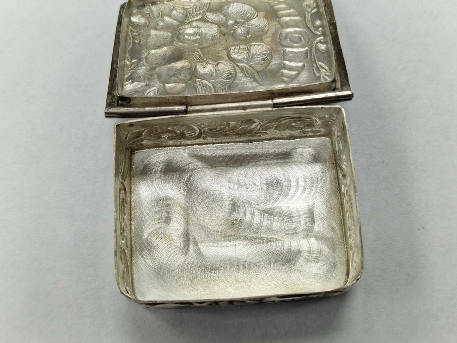 Srebro 925/ Srebrne pudełko ozdobne/ 31.00 gram/ praca ręczna