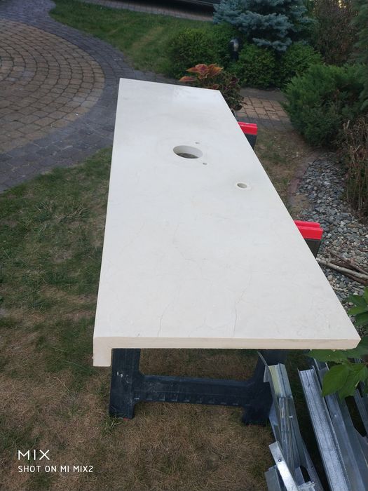 Blat kamienny po demontażu 154cm x 48cm