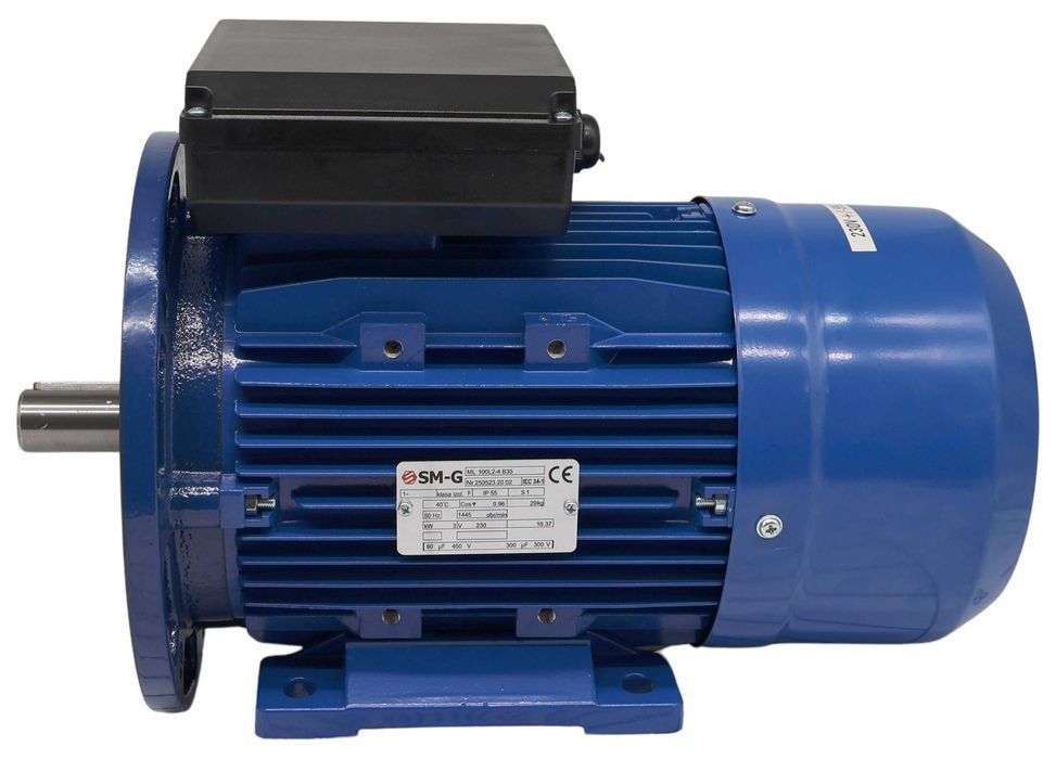 SILNIK ELEKT. 3kW 230V 1445obr 1Fazowy Kondensator Pracy [4519]
