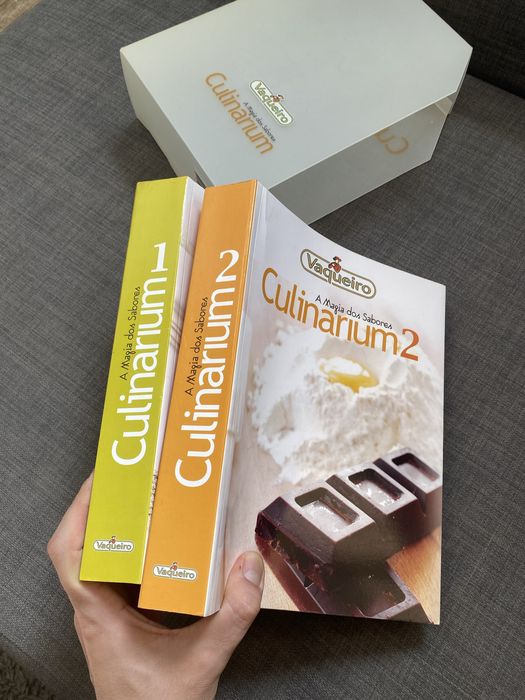 Vaqueiro Culinarium Volume 1 e 2 (e capa protetora)