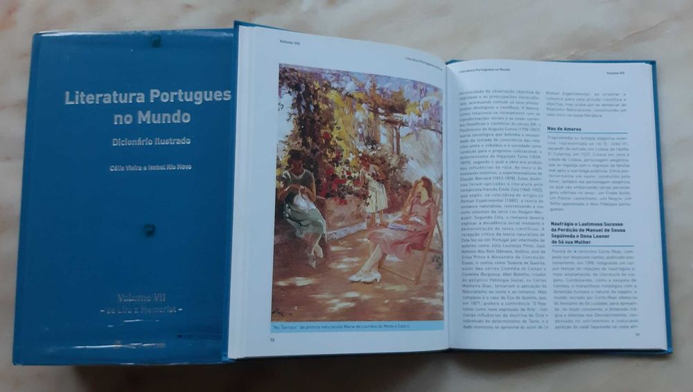 Literatura Portuguesa no Mundo - Dicionário Ilustrado (8 volumes)