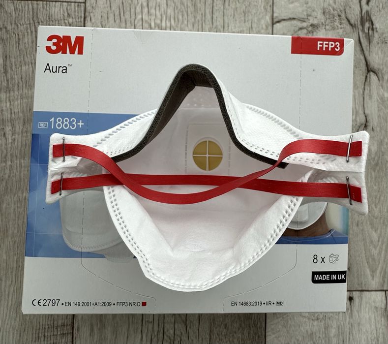 Акця! Маска 3M Aura FFP3 распиратор лепесток пелюстка  розпіратор