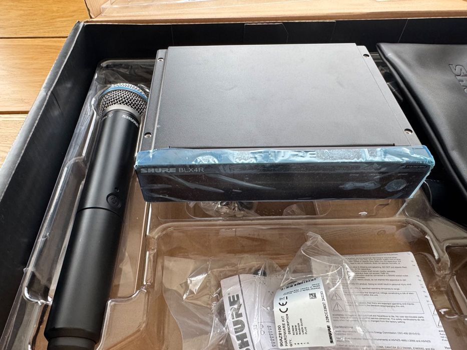 Shure BLX24RE/B58 system
bezprzewodowy