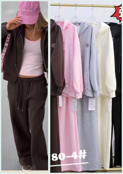 Жіночий костюм чорний палаццо кофта С М Л