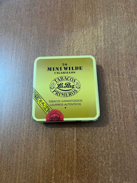 Caixa de Cigarrilhas Vintage - La Paz Wilde Havana Tabacos Primeros
