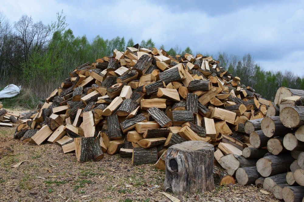 Drewno kominkowe i opałowe SUCHE, SEZONOWANE szczapy 40 cm