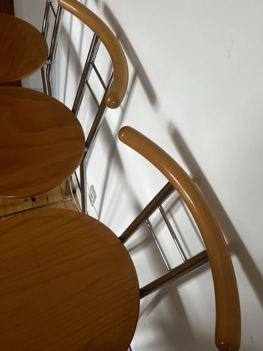 Hokery krzesła komplet