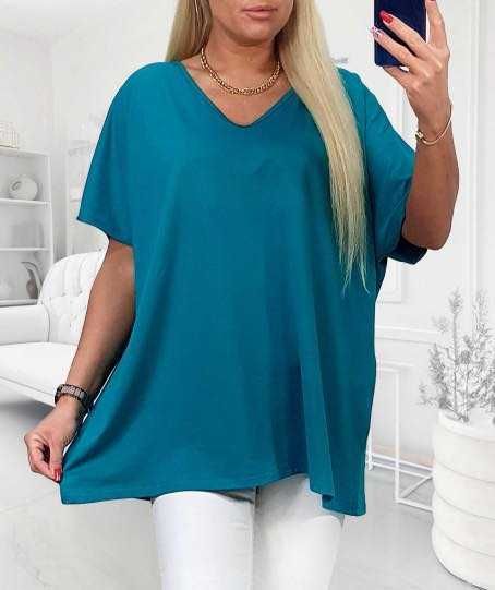 bluzka plus size bawełna