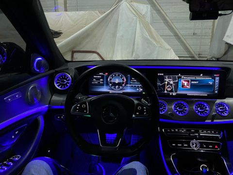Дефлектори воздуховоди з підсвіткою mercedes e class w213 amg eqs