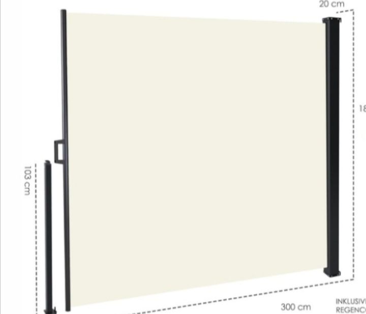 Markiza boczna kesser 300x180