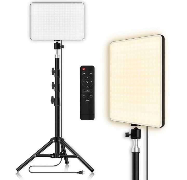 Lampa Studyjna Do Zdjęć 240LED ze Statywem + Pilot Profesjonalna