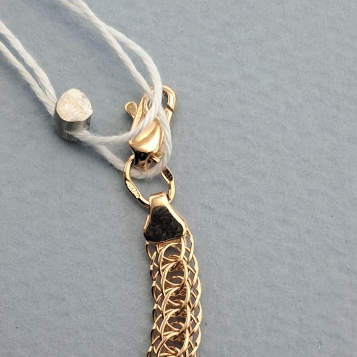 Золотой браслет 4,15 грамм 18 см Золотий браслет Золото 585