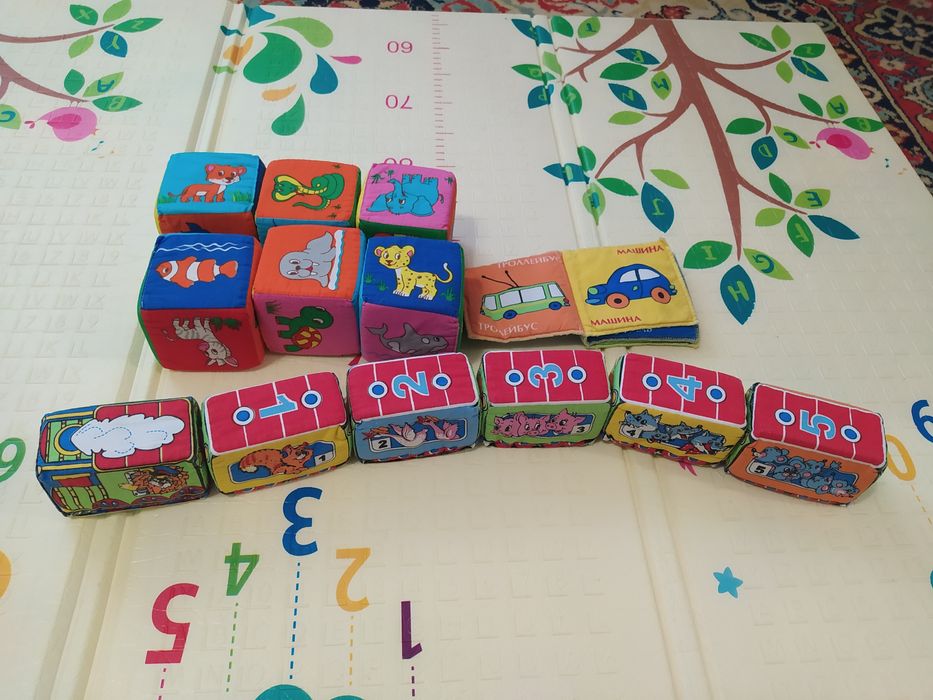 Кубики м'які 2 види