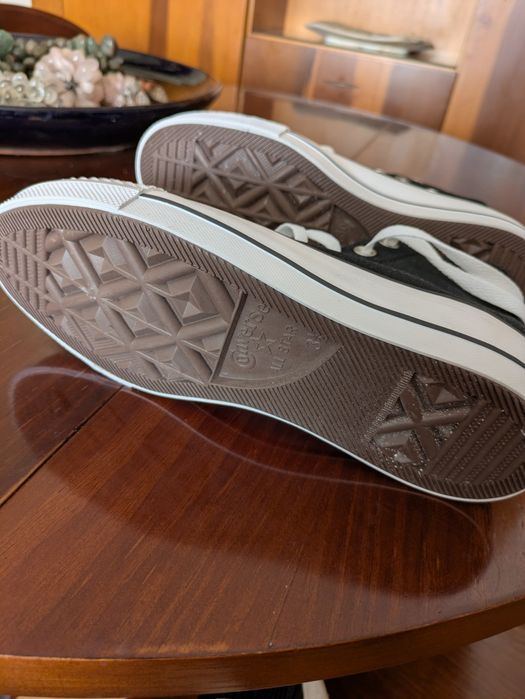 Tênis Converse Chuck Taylor All Star de cano alto com solda plataforma - tamanho 36